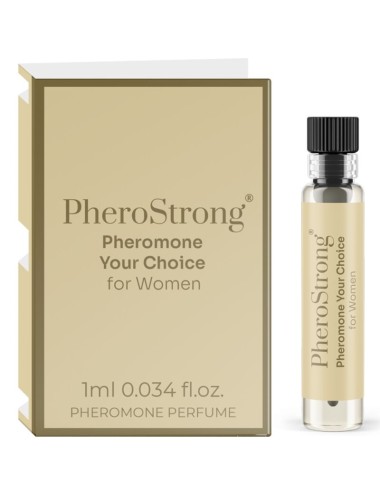 PHEROSTRONG - PERFUME CON FEROMONAS YOUR CHOICE PARA MUJER 1 ML
