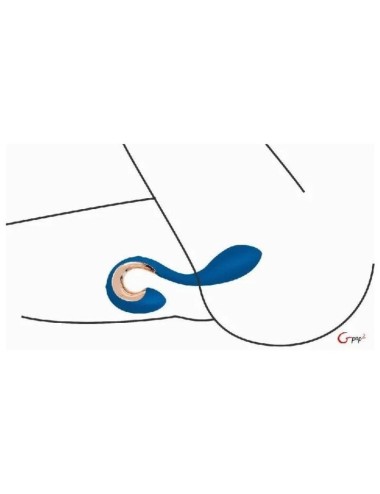 G-VIBE - GPOP 2 VIBRADOR PUNTO G Y P AZUL INDIGO