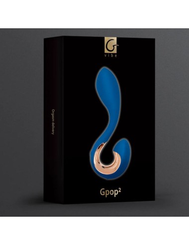 G-VIBE - GPOP 2 VIBRADOR PUNTO G Y P AZUL INDIGO