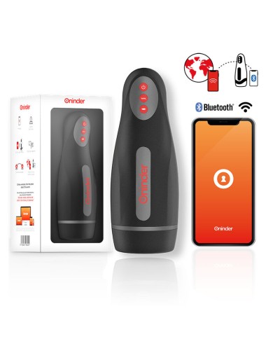 ONINDER - SEOUL MASTURBADOR MASCULINO DE COMPRESION Y VIBRACION - APP GRATUITA