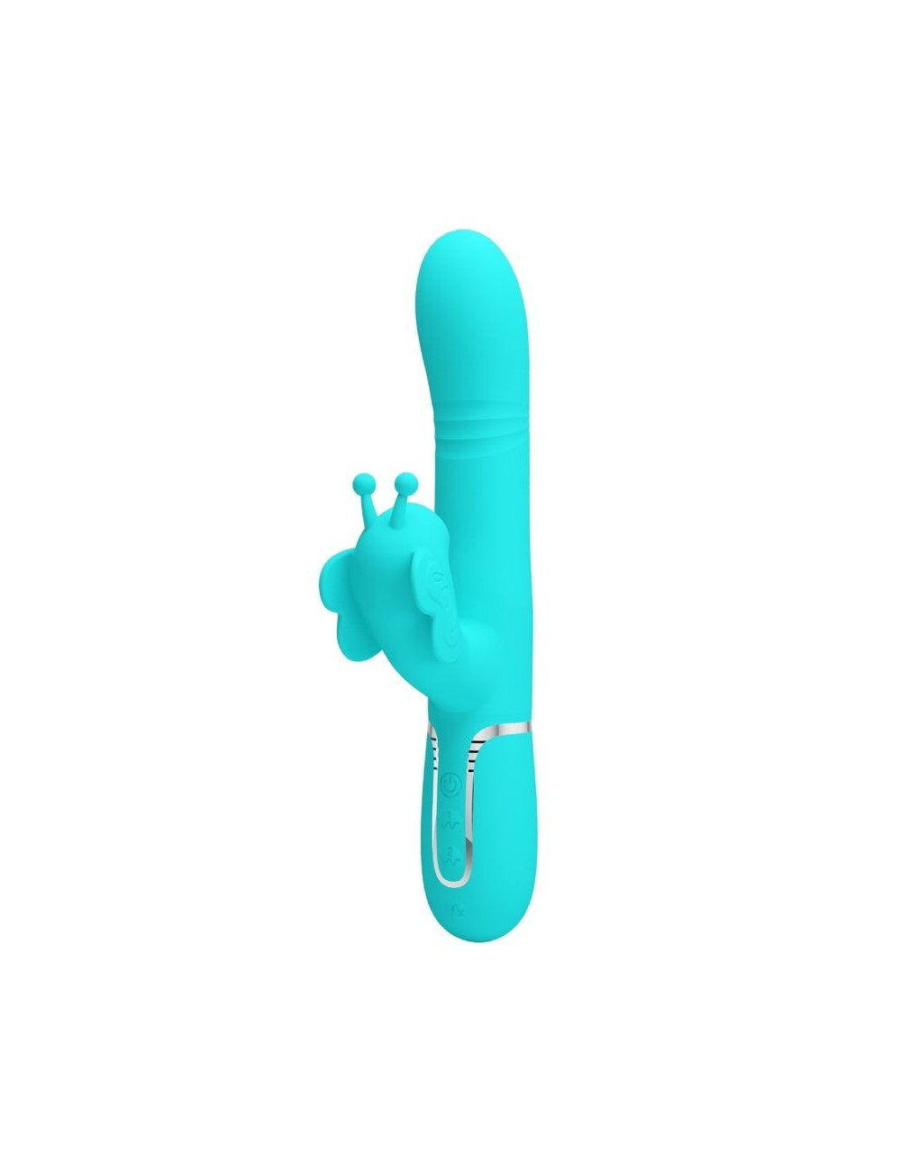 PRETTY LOVE - VIBRADOR RABBIT MULTIFUNCIÓN 4 EN 1 MARIPOSA VERDE AGUA PRETTY LOVE - VIBRADOR RABBIT MULTIFUNCIÓN 4 EN 1 MARIPOSA VERDE AGUA
