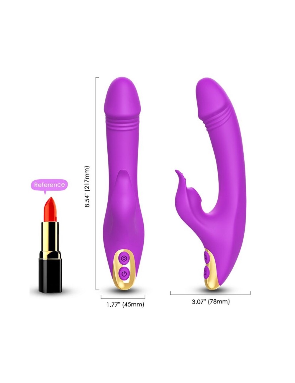 ARMONY - AMANT SUCCIONADOR CLITORIS & PUNTO G VIOLETA