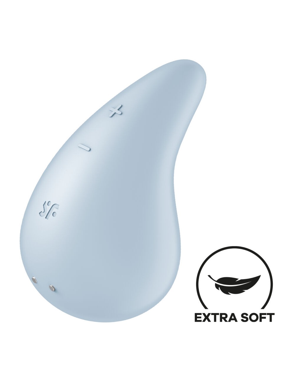 SATISFYER - DEW DROP VIBRADOR LAY-ON AZUL SATISFYER - DEW DROP VIBRADOR LAY-ON AZUL