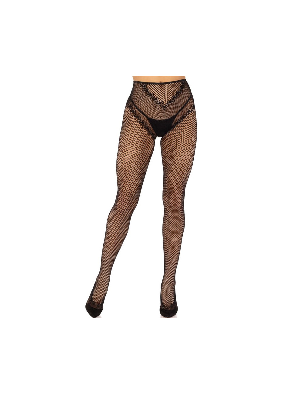 LEG AVENUE - MEDIAS REJILLA SIN ENTREPIERNA NEGRO LEG AVENUE - MEDIAS REJILLA SIN ENTREPIERNA NEGRO