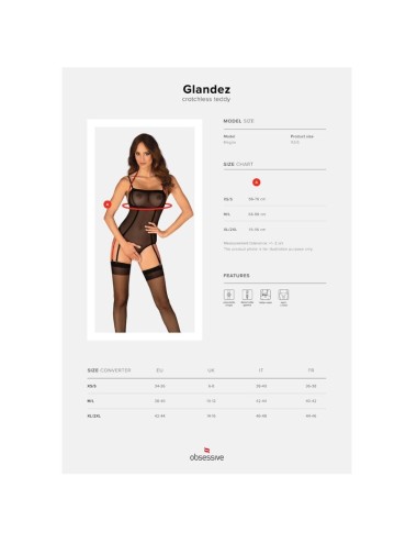 OBSESSIVE- GLANDEZ PELUCHE SIN ENTREpierna XS/S
