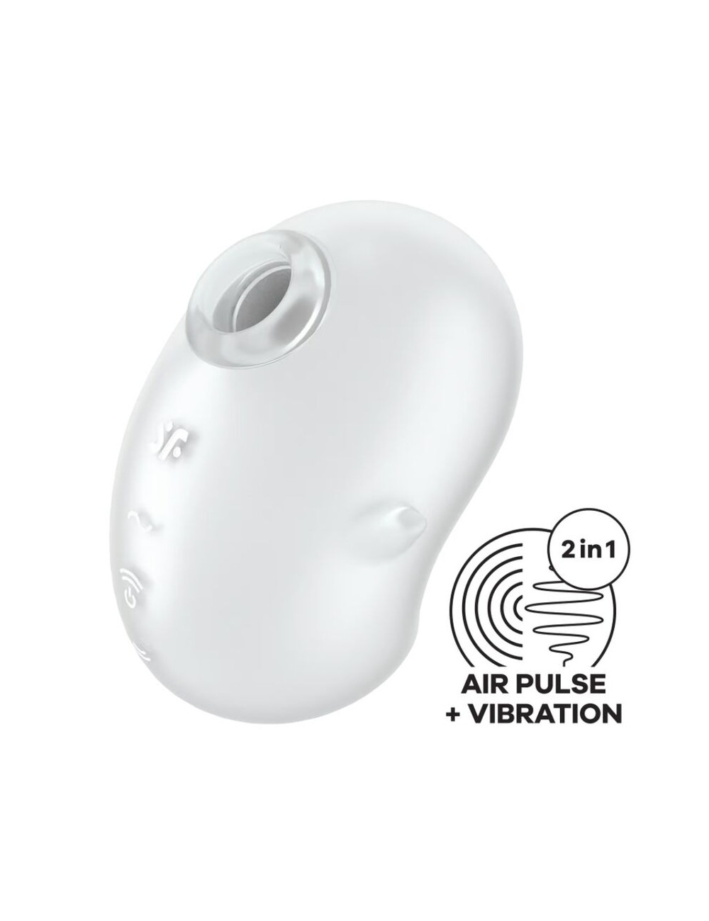 SATISFYER - CUTIE GHOST VIBRADOR LAY-ON BLANCO SATISFYER - CUTIE GHOST VIBRADOR LAY-ON BLANCO