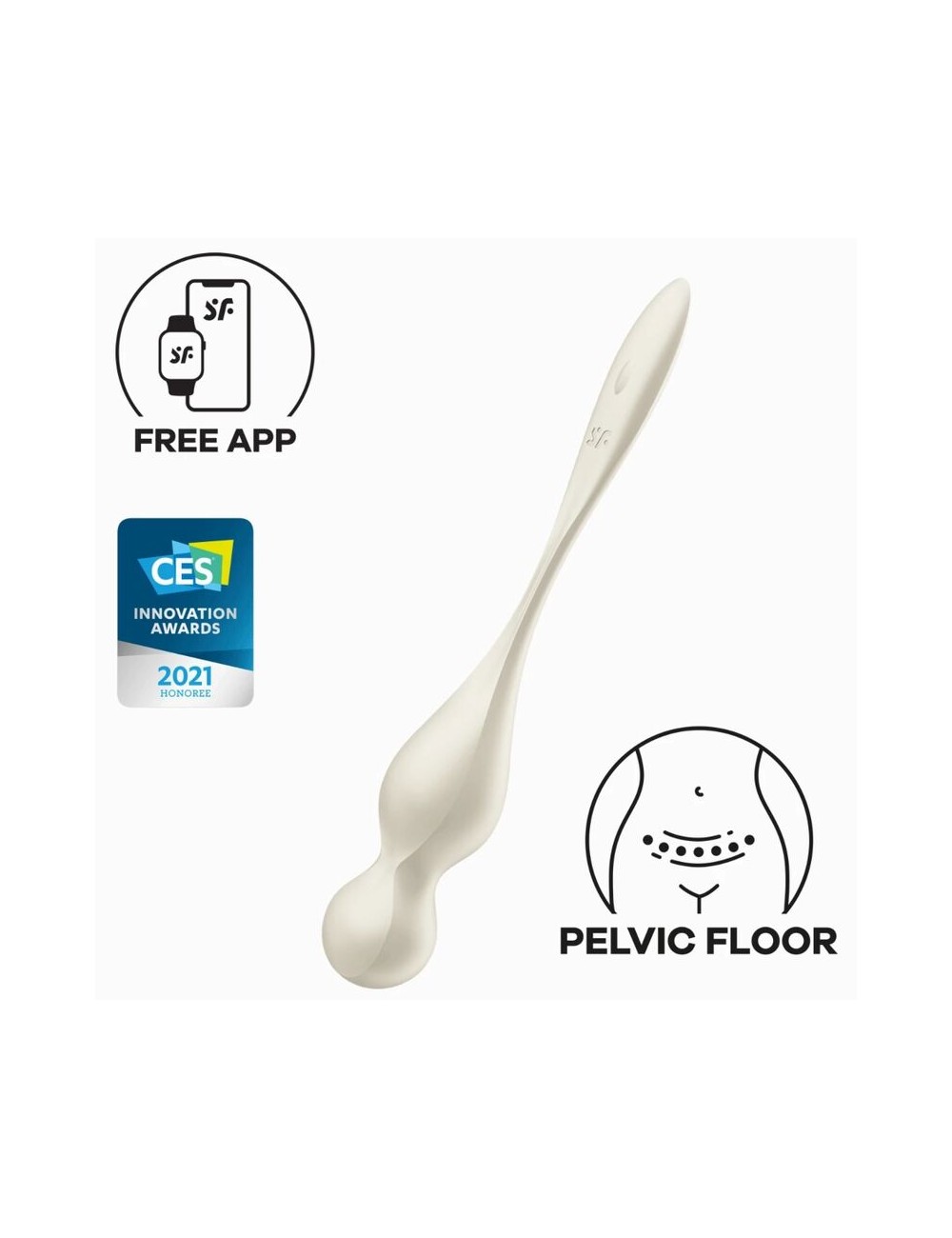 SATISFYER - LOVE BIRDS BOLAS KEGEL VIBRADORAS BLANCO SATISFYER - LOVE BIRDS BOLAS KEGEL VIBRADORAS BLANCO