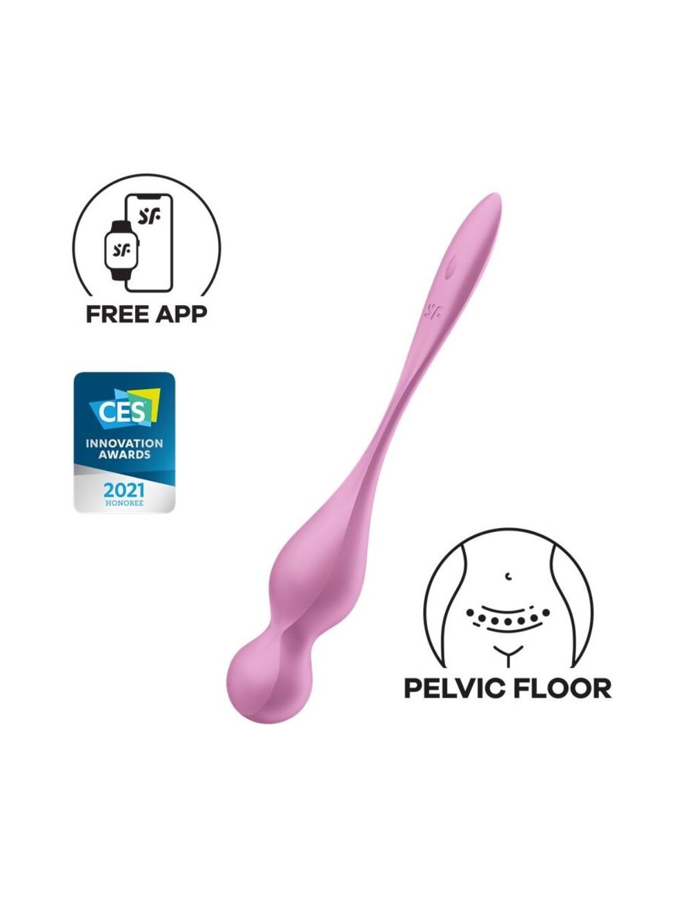 SATISFYER - LOVE BIRDS BOLAS KEGEL VIBRADORAS ROSA SATISFYER - LOVE BIRDS BOLAS KEGEL VIBRADORAS ROSA