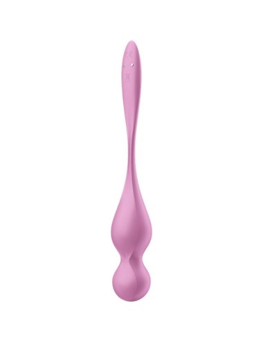 SATISFYER - LOVE BIRDS BOLAS KEGEL VIBRADORAS ROSA