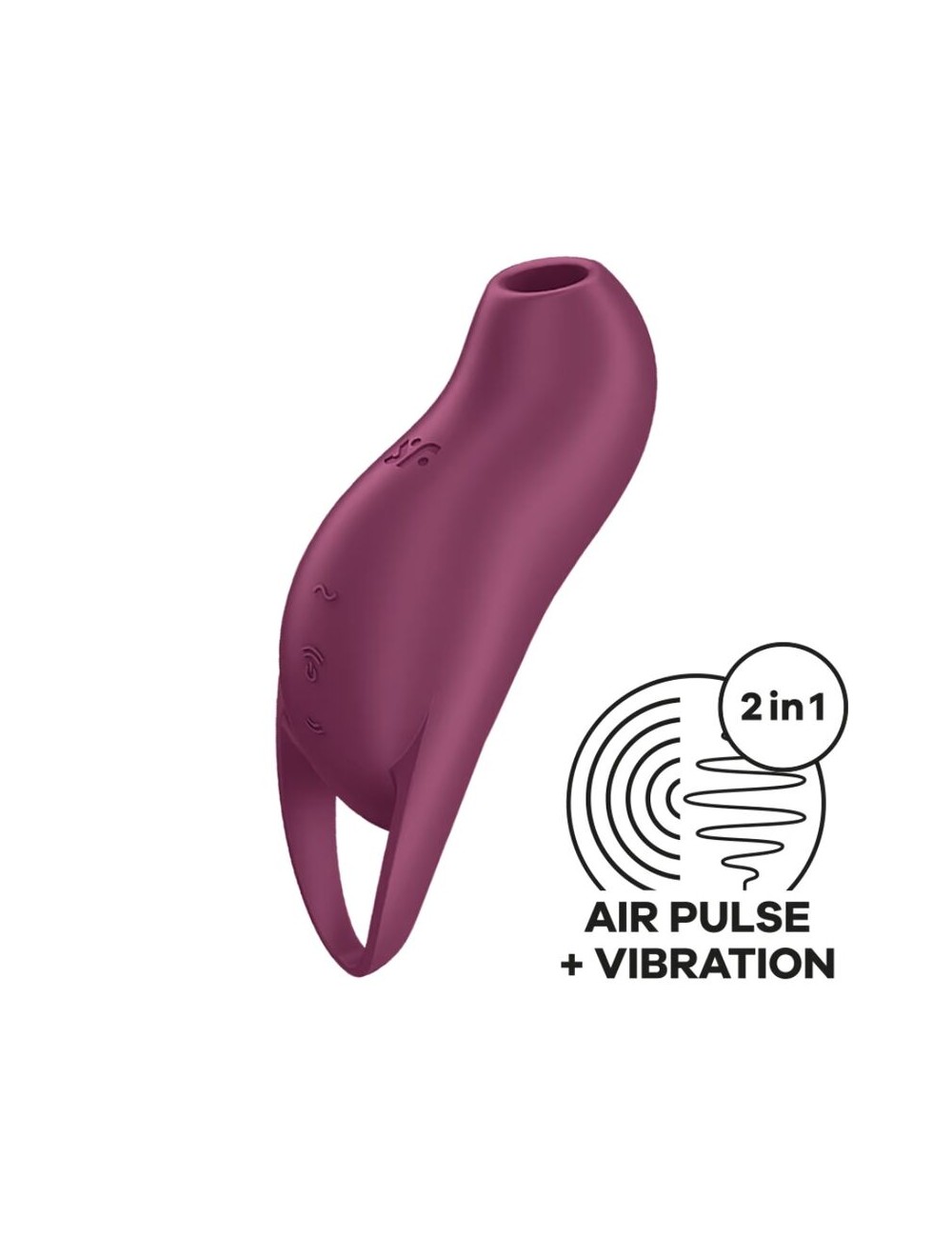 SATISFYER - POCKET PRO 1 ESTIMULADOR CLÍTORIS GRANATE SATISFYER - POCKET PRO 1 ESTIMULADOR CLÍTORIS GRANATE