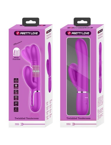 PRETTY LOVE - VIBRADOR PUNTO G MULTIFUNCIÓN FUCSIA