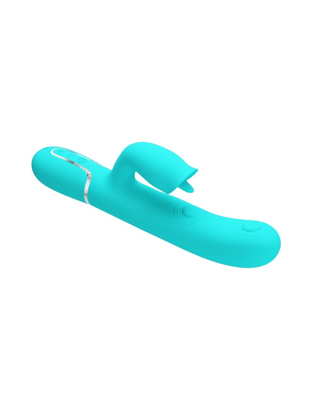 PRETTY LOVE - VIBRADOR RABBIT CON LICKING VERDE AGUA PRETTY LOVE - VIBRADOR RABBIT CON LICKING VERDE AGUA