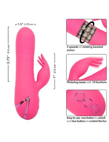 CALEXOTICS - SACRAMENTO SWEETIE VIBRADOR RABBIT ROSA BY CALIFORNIA DREAMING