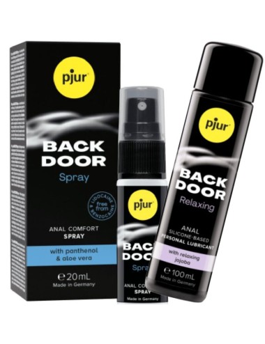 PJUR - BACK DOOR SET DE LUBRICANTE ANAL Y SPRAY