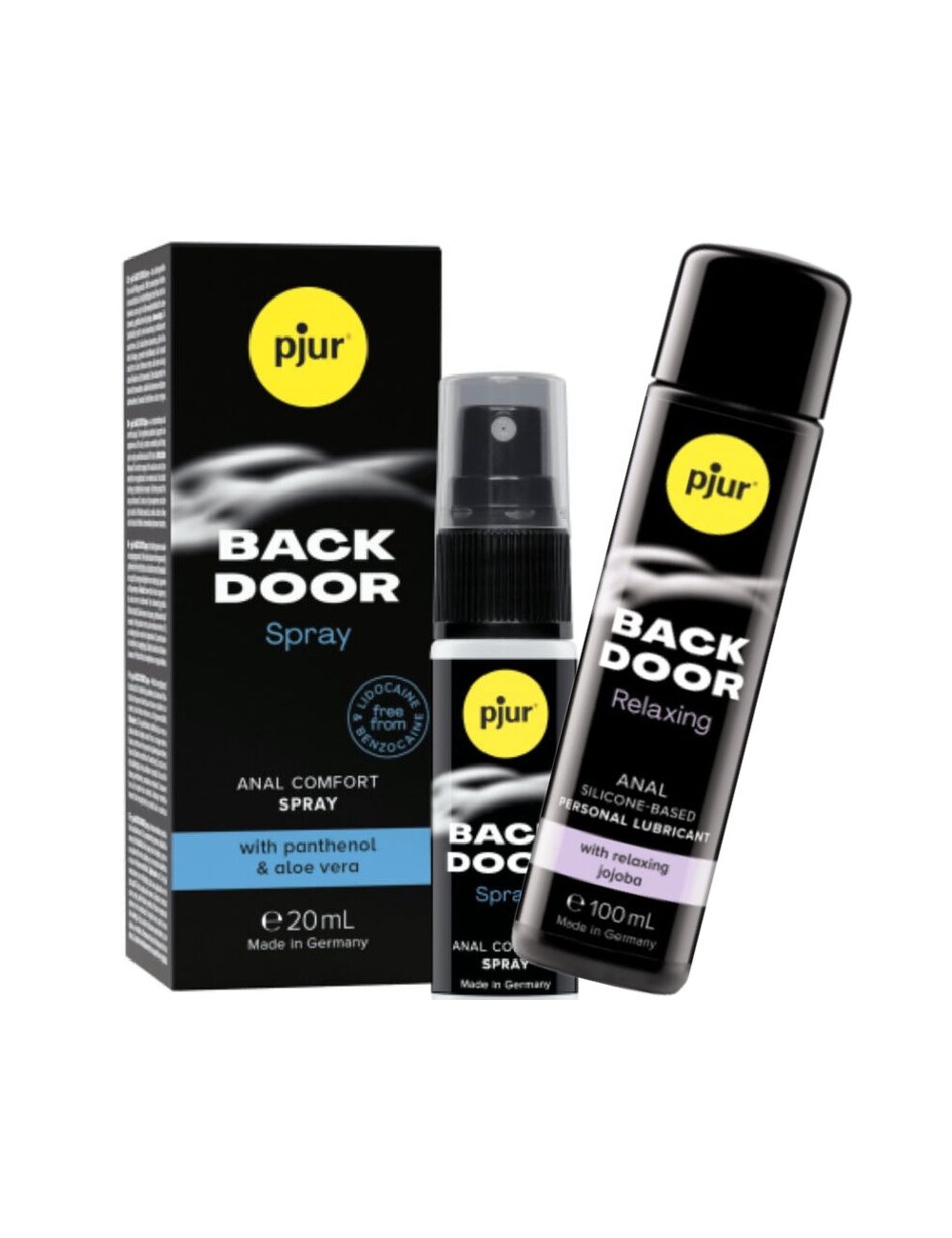 PJUR - BACK DOOR SET DE LUBRICANTE ANAL Y SPRAY PJUR - BACK DOOR SET DE LUBRICANTE ANAL Y SPRAY