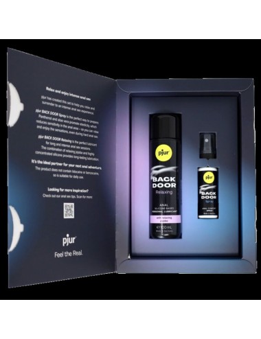 PJUR - BACK DOOR SET DE LUBRICANTE ANAL Y SPRAY