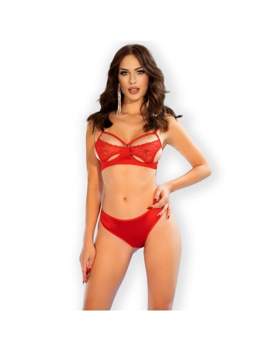 CHILIROSE - CR 4676 SET DOS PIEZAS ROJO XL