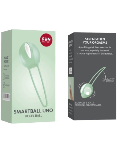 FUN FACTORY - SMARTBALL UNO BOLA PELVICA BLANCO / VERDE PISTACHO