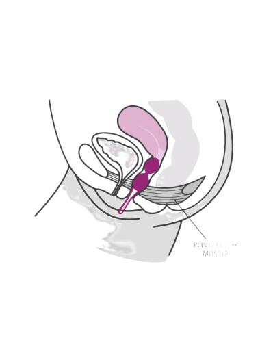 FUN FACTORY - SMARTBALLS DUO BOLAS PELVICAS BLANCO / LILA PASTEL