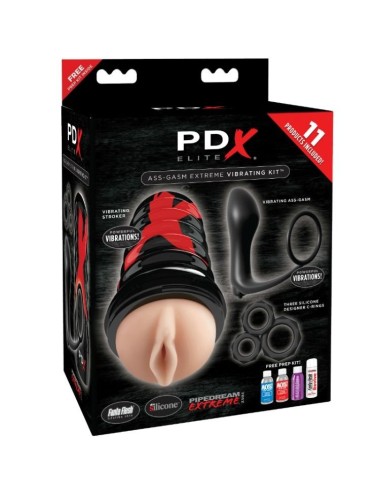 PDX ELITE - KIT ASS-GASM EXPLOSION DISEÑO VAGINA