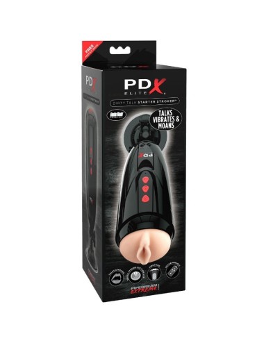 PDX ELITE - DIRTY TALK STARTER STROKER MASTURBADOR VAGINA