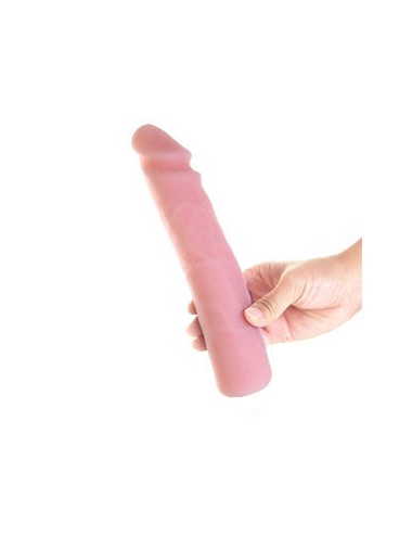 BAILE - DILDO SILICONA TACTO PIEL REALISTICO 23 CM