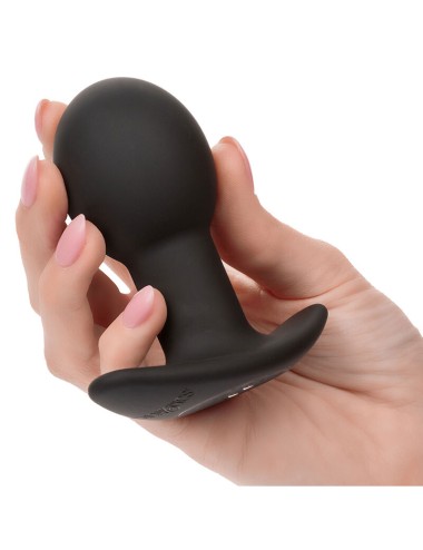 CALEXOTICS - ROCK BOTTOM PLUG ANAL 10 VIBRACIONES SILICONA NEGRO
