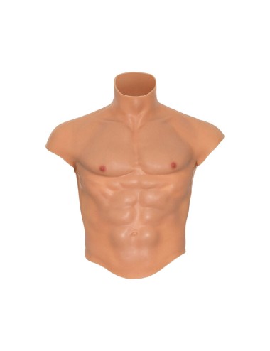HIDDEN DESIRE - ALTER EGO CAMISETA SILICONA TORSO MASCULINO CON ABDOMINALES NATURAL