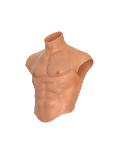 HIDDEN DESIRE - ALTER EGO CAMISETA SILICONA TORSO MASCULINO CON ABDOMINALES NATURAL