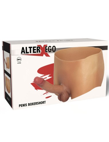 HIDDEN DESIRE - ALTER EGO BÓXER CON PENE 18 CM NATURAL TALLA S/M