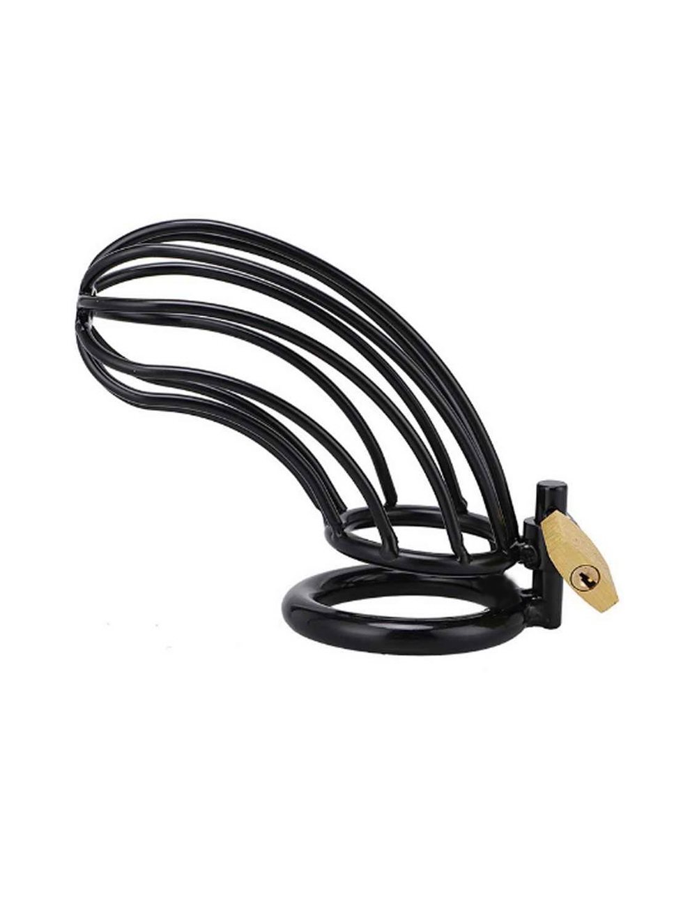 METAL HARD - JAULA ANILLO CASTIDAD BIRD NEGRO METAL HARD - JAULA ANILLO CASTIDAD BIRD NEGRO