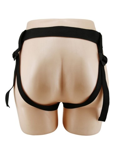 PRETTY LOVE - MAVIS HARNESS BRIEFS UNIVERSAL CON DILDO 19 CM NATURAL