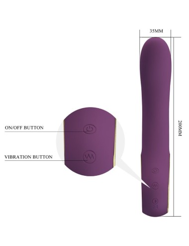 PRETTY LOVE - ETHAN VIBRADOR RECARGABLE LILA