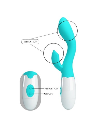 PRETTY LOVE - BRIGHTY VIBRADOR PUNTO G VERDE AGUA