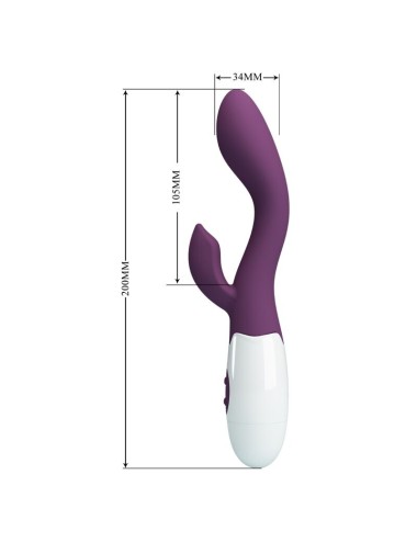PRETTY LOVE - BRIGHTY VIBRADOR PUNTO G MORADO