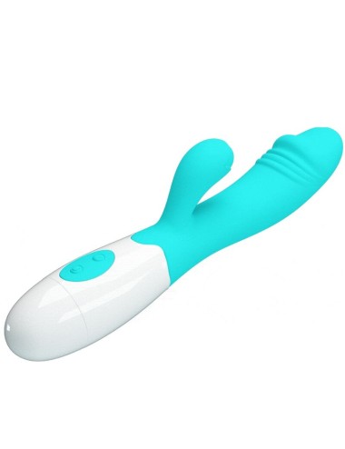 PRETTY LOVE - SNAPPY VIBRADOR PUNTO G VERDE AGUA