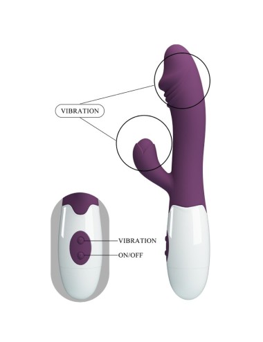 PRETTY LOVE - SNAPPY VIBRADOR PUNTO G MORADO