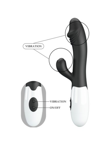 PRETTY LOVE - SNAPPY VIBRADOR PUNTO G NEGRO