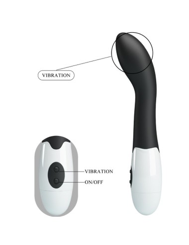 PRETTY LOVE - BISHOP VIBRADOR PUNTO G 30 MODOS NEGRO