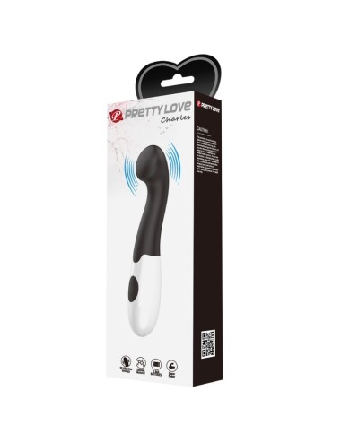 PRETTY LOVE - CHARLES VIBRADOR PUNTO G 30 MODOS NEGRO