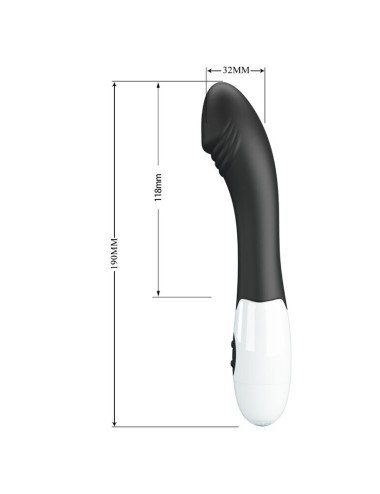 PRETTY LOVE - ELEMENTAL VIBRADOR PUNTO G 30 MODOS NEGRO