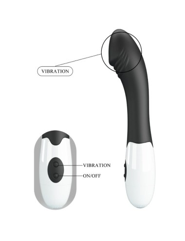 PRETTY LOVE - ELEMENTAL VIBRADOR PUNTO G 30 MODOS NEGRO