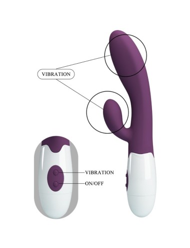 PRETTY LOVE - ALVIS VIBRADOR RABBIT & PUNTO G MORADO