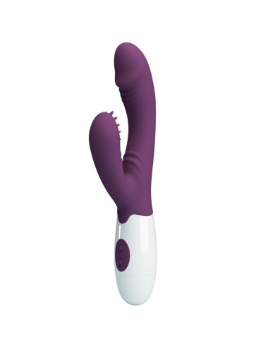 PRETTY LOVE - ANDRE VIBRADOR RABBIT & ESTIMULADOR PUNTO G MORADO