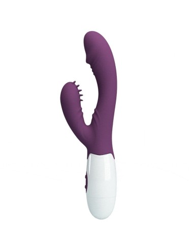 PRETTY LOVE - ANDRE VIBRADOR RABBIT & ESTIMULADOR PUNTO G MORADO