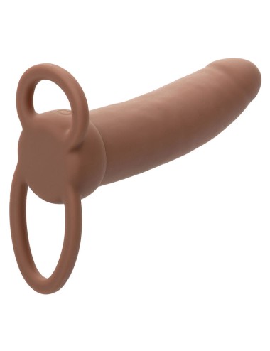 CALEXOTICS - MAXX DOBLE PENETRADOR GRUESO 10 VIBRACIONES MULATO