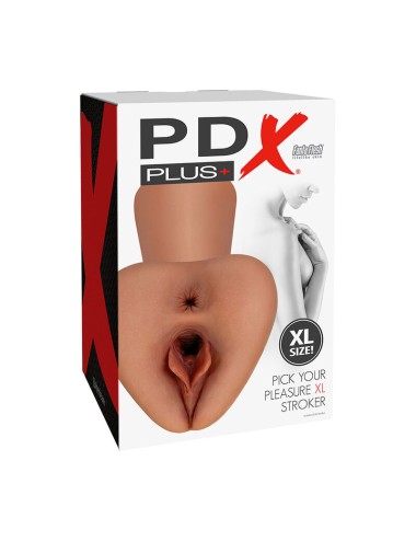 PDX PLUS - PICK YOUR PLEASURE MASTURBADOR REALÍSTICO XL MULATO