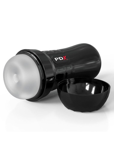 PDX EXTREME - SLIDE & GLIDE MASTURBADOR AUTOLUBRICANTE TRANSPARENTE