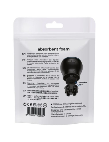 KIIROO - POWER BLOW ESPUMA ABSORBENTE DE RESPUESTO 5 UNIDADES