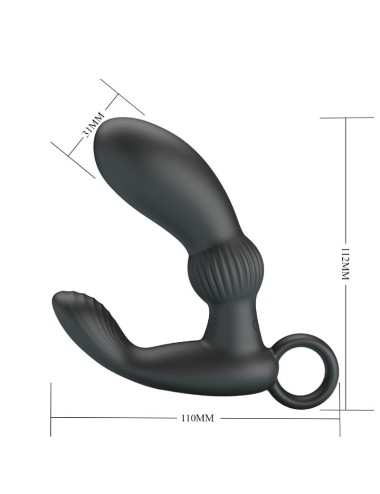 PRETTY LOVE - CAYLA MASAJEADOR VIBRADOR ANAL NEGRO